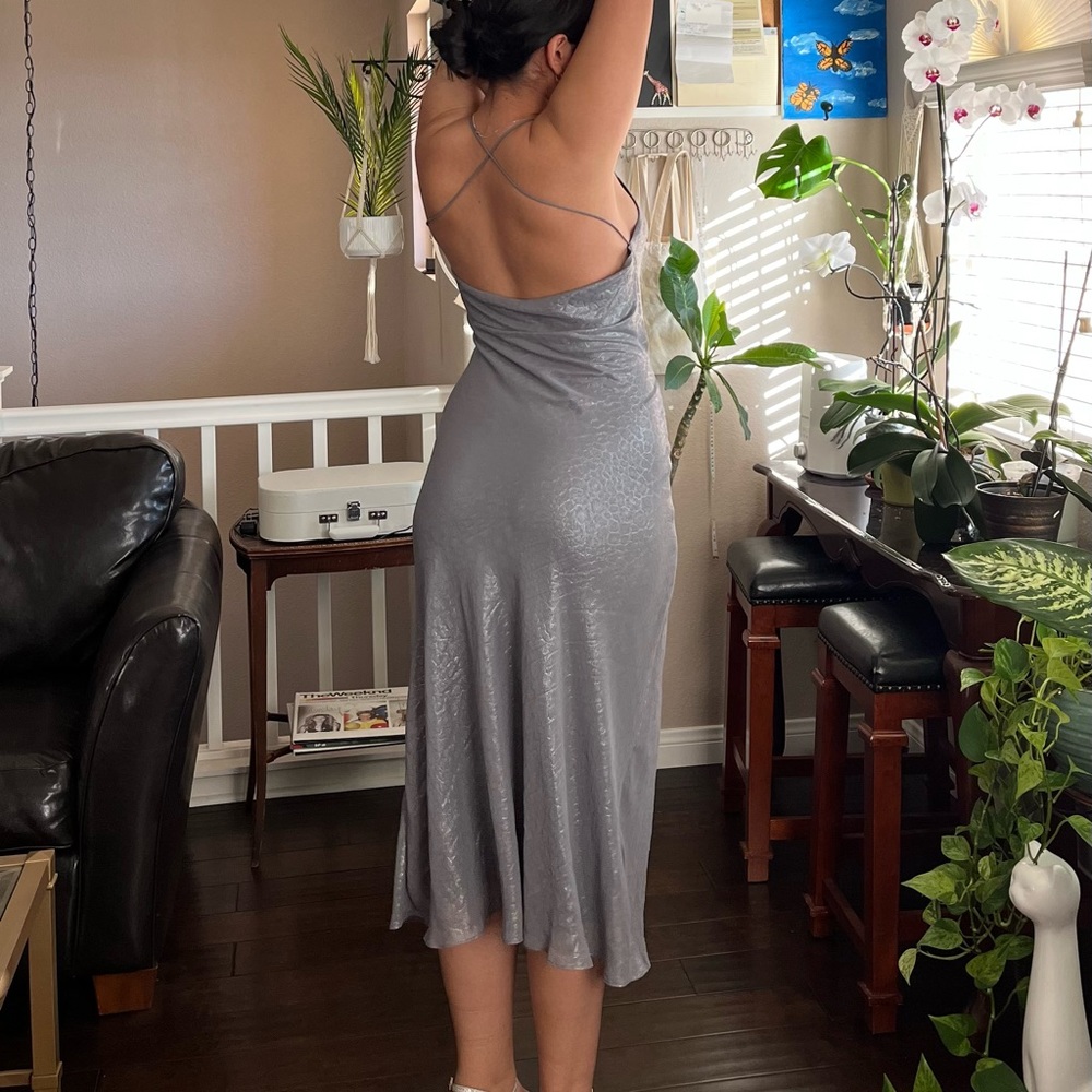 Cowl Neck Midi Dress